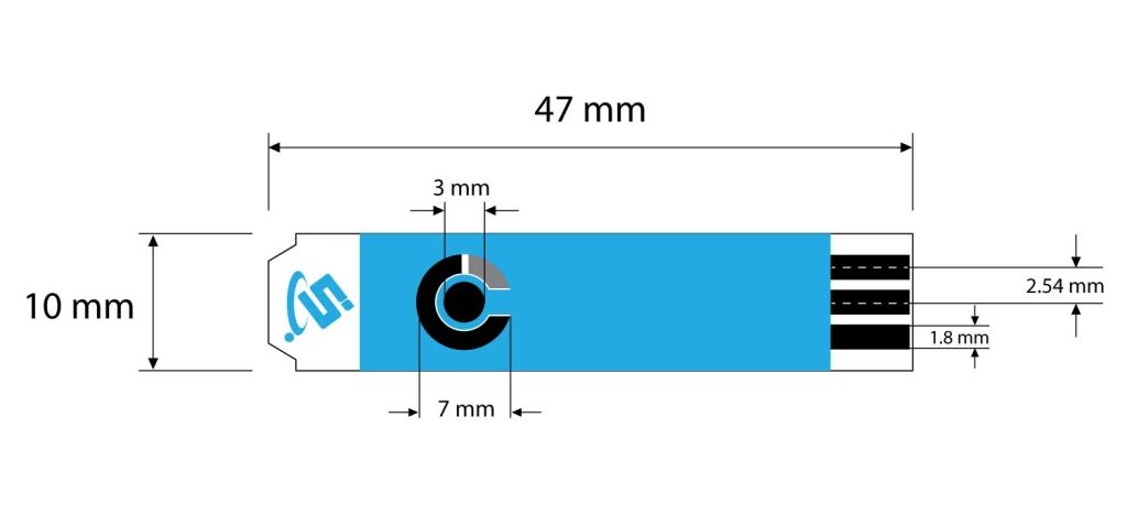 SEGR-200 carbon-based screen-printed electrode on PET substrate