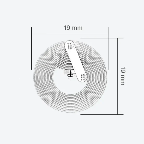SIC43S1 NFC Sticker with AES-128 for Secured Authentication